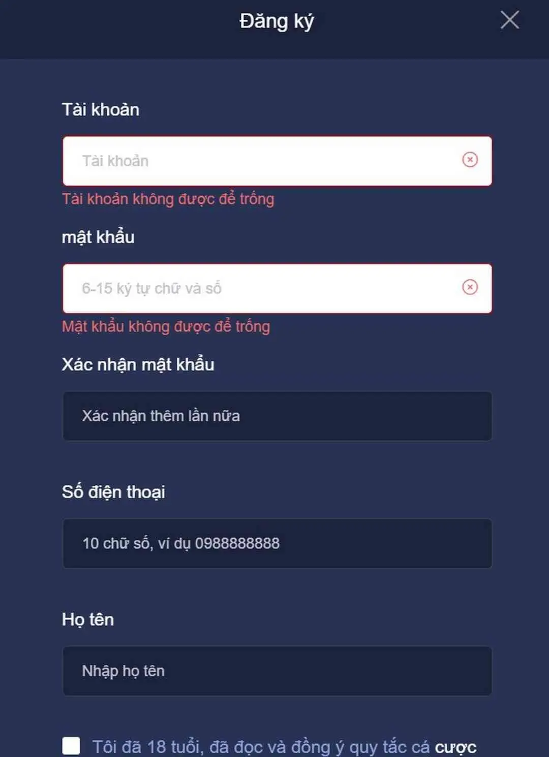 Đăng ký luck8